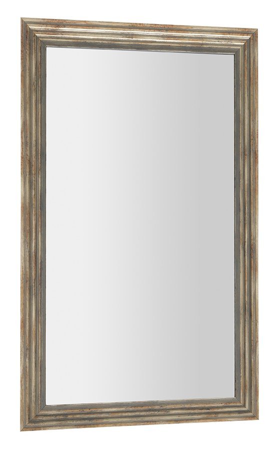 DEGAS zrkadlo v drevenom ráme 616x1016mm, čierna/starobronz